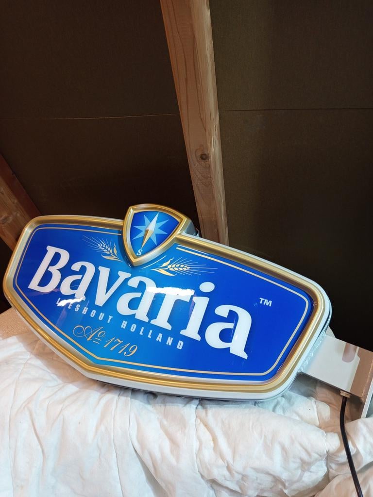 Bavaria lichtreclame, Ophalen of Verzenden, Overige typen, Bavaria