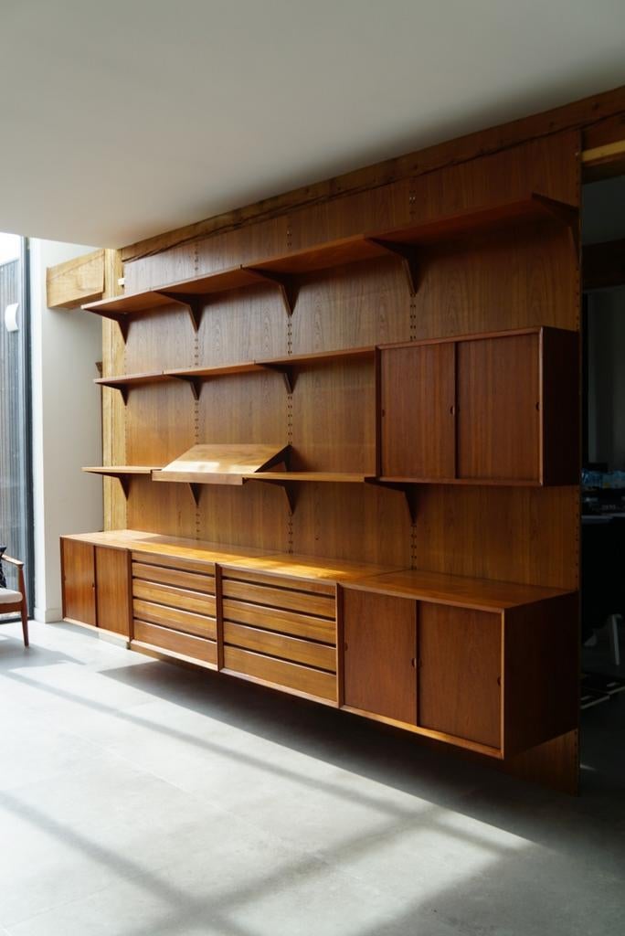 Poul Cadovius Cado wandsysteem – jaren ’60 Mid Century, Ophalen, Gebruikt, ., .