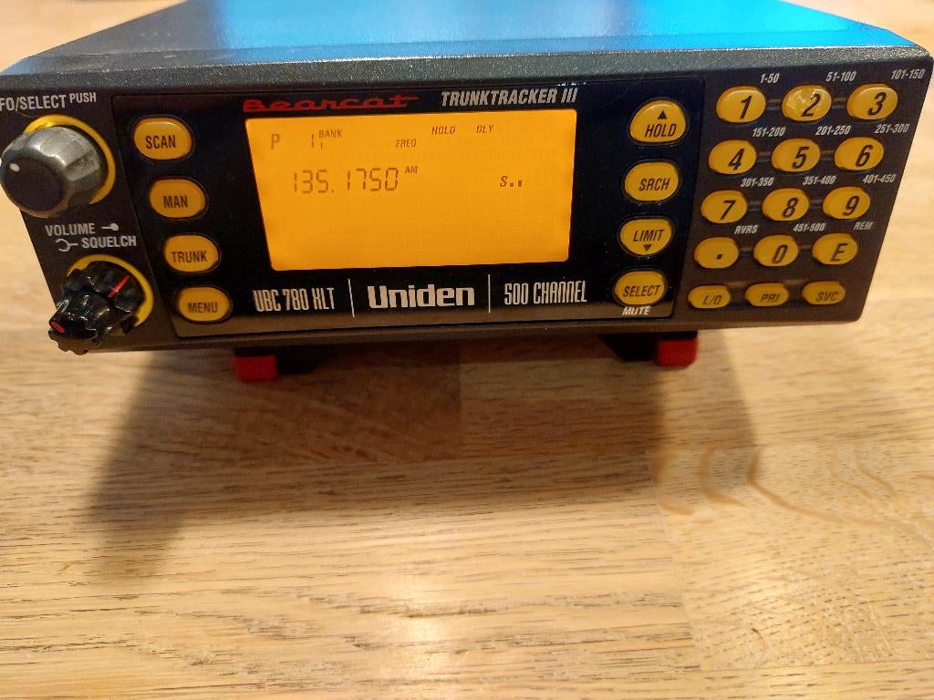 Uniden UBC780XLT scanner., Telecommunicatie, Scanners, Verzenden, Gebruikt, 200 tot 500 kanalen