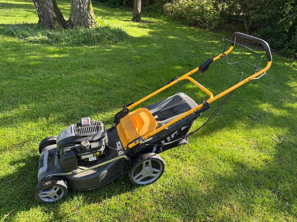 Stiga grasmaaier Combi 48 SEQ B, Ophalen of Verzenden, Zo goed als nieuw, Elektrische starter
