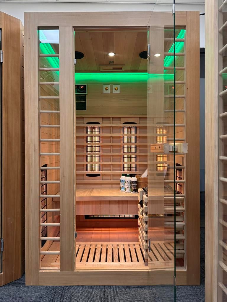Mega actie: 2 Persoons Combi Sauna | Infrarood + Finse Sauna
