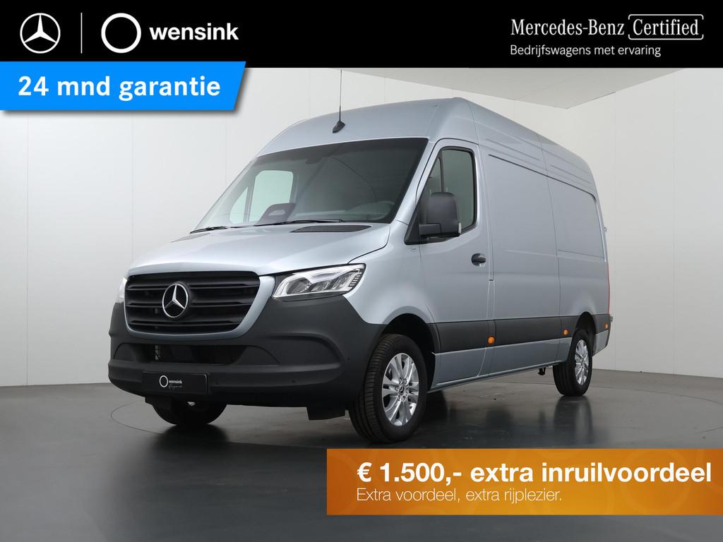 Mercedes-Benz Sprinter 319 CDI | L2 H2 | PRO | AUT. | LED |, Auto's, Automaat, Gebruikt, Euro 6, Metallic lak