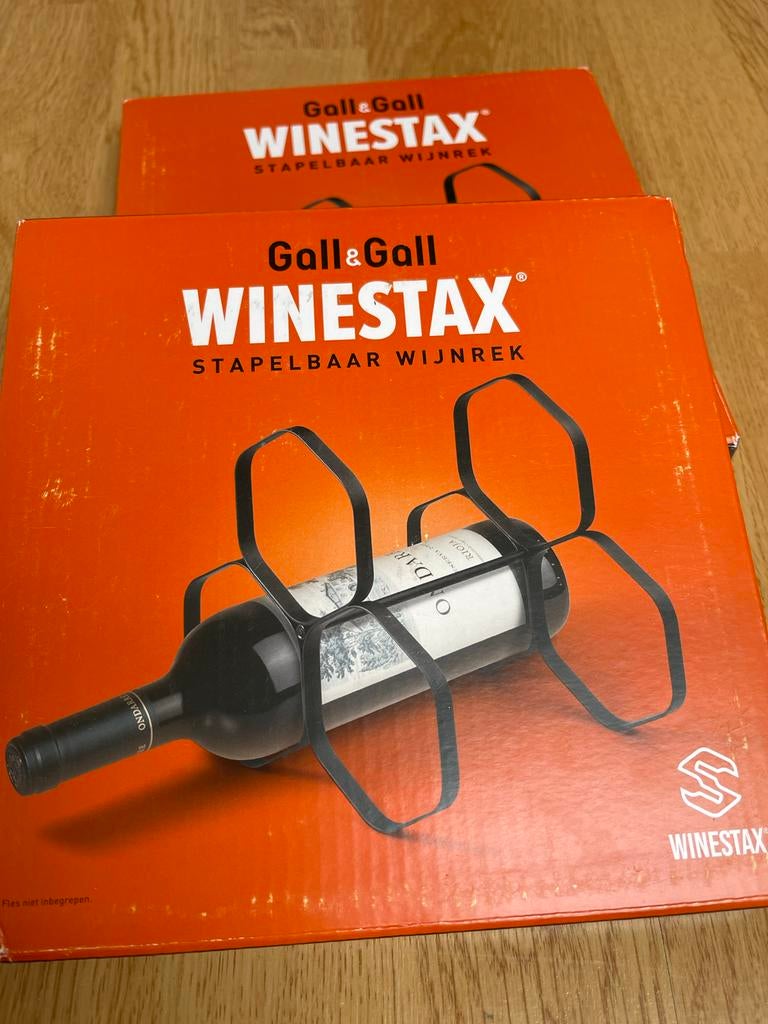 Gall & Gall Winestax stapelbaar wijnrek, 5 tot 15 flessen, Nieuw, Ophalen of Verzenden, Metaal