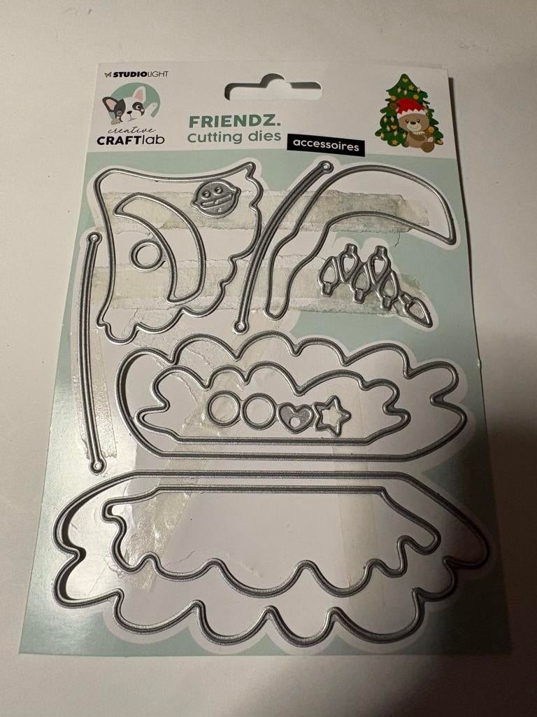 C craftlab snijmal accessoires kerstmis, Hobby en Vrije tijd, Kaarten | Zelf maken, Ophalen of Verzenden, Zo goed als nieuw, Overige thema's