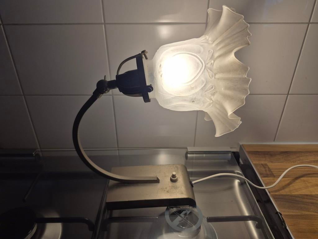 Art nouveau bureau of wandlampje, Antiek en Kunst, Antiek | Lampen, Ophalen of Verzenden
