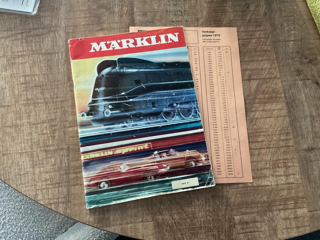 Märklin Catalogus 1970 H - Zeldzaam!, Hobby en Vrije tijd, Gebruikt, Gelijkstroom of Wisselstroom, Märklin, Boek, Tijdschrift of Catalogus