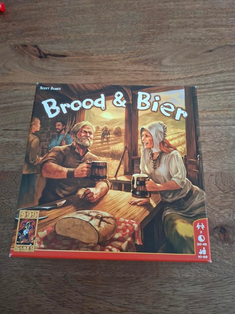 Bordspel Brood & Bier, Een of twee spelers, Ophalen of Verzenden, Zo goed als nieuw, 999 Games