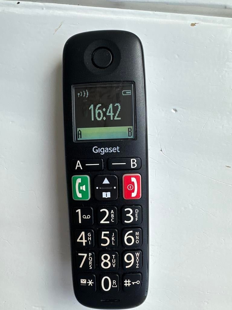 Siemens Gigaset E290 draadloze huistelefoon, Telecommunicatie, Vaste telefoons | Handsets en Draadloos, Ophalen, Gebruikt, 1 handset