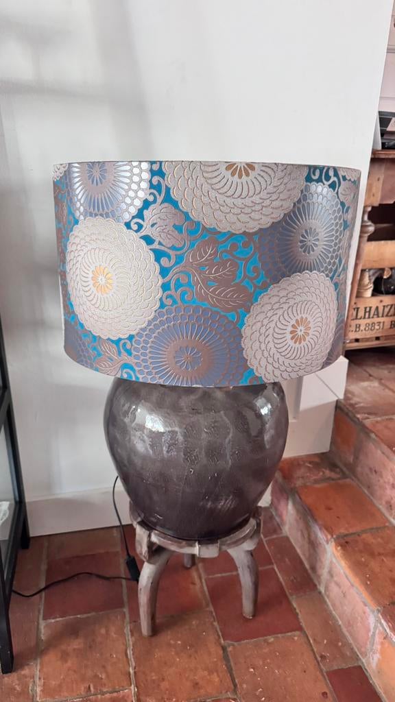 Grote exclusieve lampenkap, Huis en Inrichting, Lampen | Lampenkappen, Ophalen, Nieuw, Rond, 25 tot 50 cm