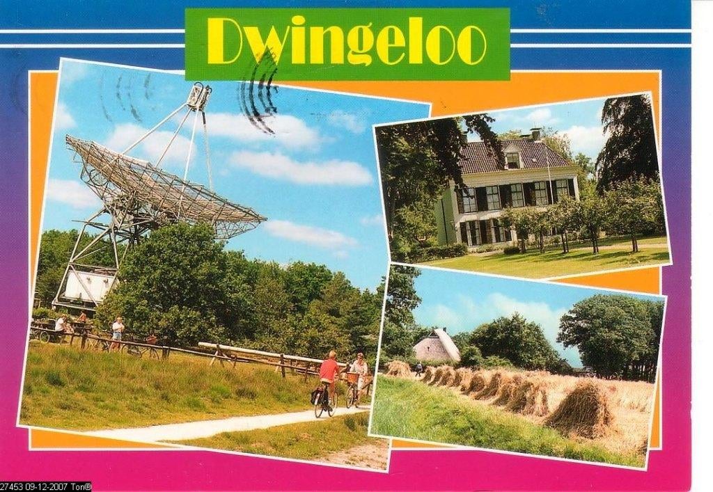 Ansichtkaart	Dwingeloo	3-luik, Verzenden, 1980 tot heden, Gelopen, Noord-Brabant