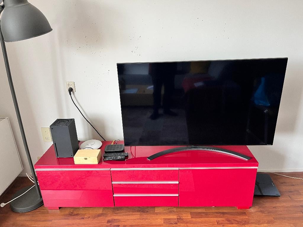 TV meubel/dressoir van Ikea, Ophalen, Gebruikt, Met deur(en), 150 tot 200 cm
