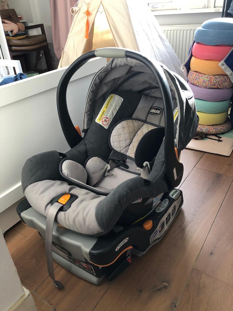Chicco KeyFit 30 Autostoel, Ophalen, Autogordel, Zijbescherming, Zo goed als nieuw
