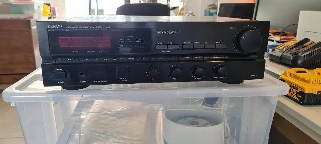Denon AM/FM stereo receiver DRA425 (getest), Audio, Tv en Foto, Versterkers en Receivers, Overige merken, Gebruikt, Ophalen of Verzenden