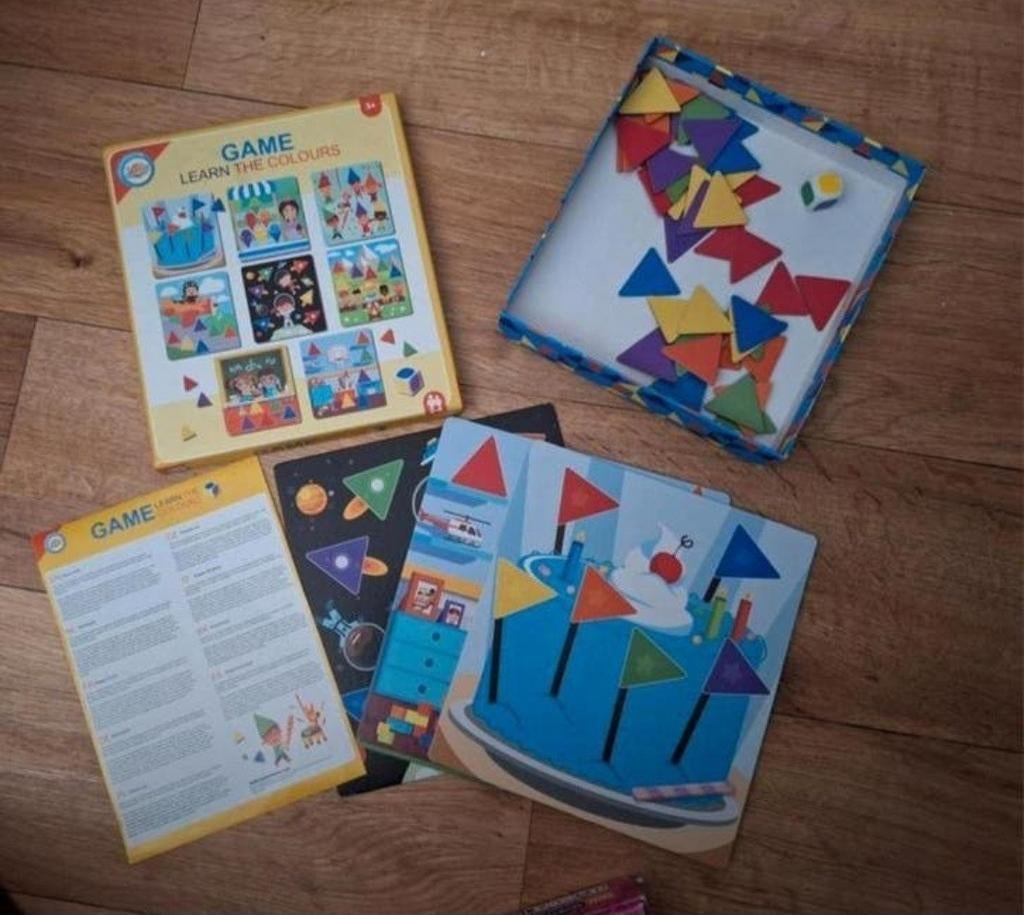 Educatief spel: Leer kleuren en vormen, Ophalen of Verzenden, Zo goed als nieuw, Puzzelen
