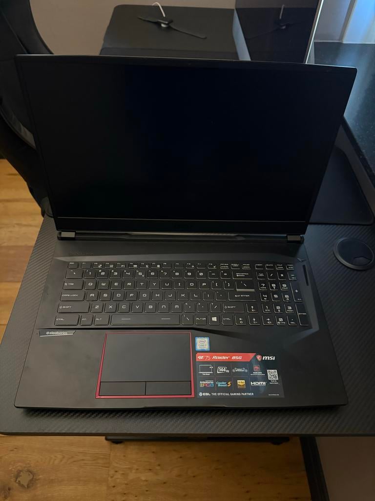 MSI GE75 Raider gaming laptop, Ophalen, Met videokaart, Qwerty, Zo goed als nieuw