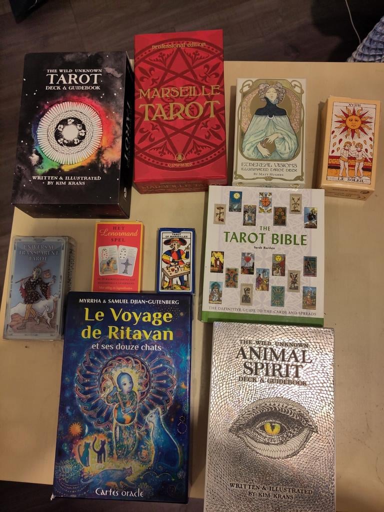 Diverse Tarot- en Orakelkaarten Sets, Ophalen of Verzenden, Zo goed als nieuw