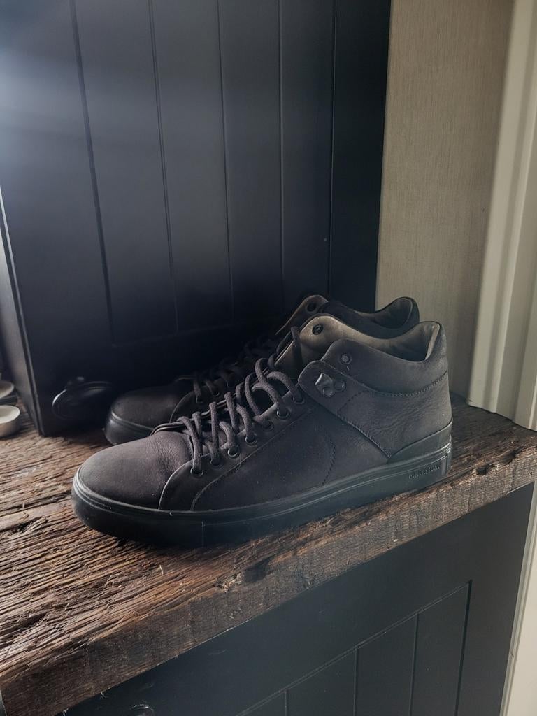 Mooie blackstone schoenen zwart 43 echt leer, Blackstone, Verzenden, Zwart, Zo goed als nieuw