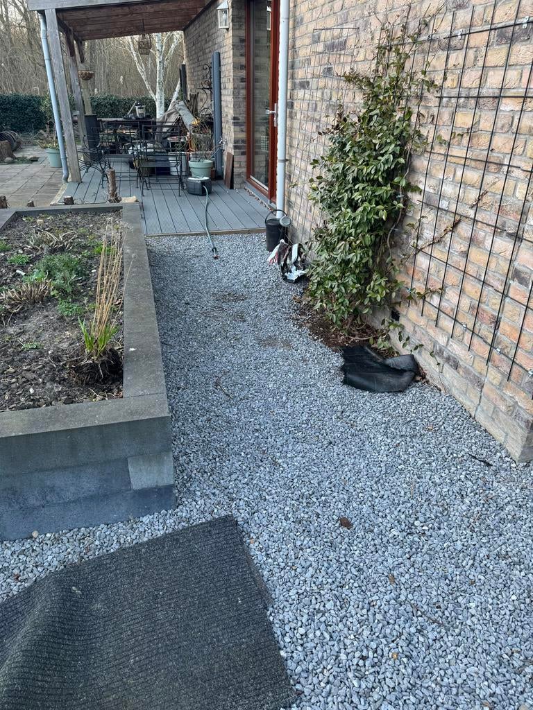 Gratis siergrind op worteldoek, Overige materialen, Gebruikt, Ophalen of Verzenden, Grind