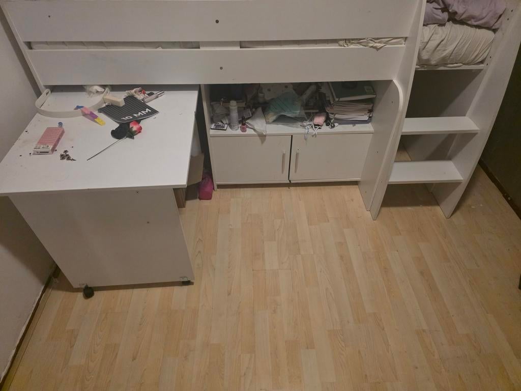 Hoogslaper met bureau, Ophalen of Verzenden, Zo goed als nieuw, Hoogslaper