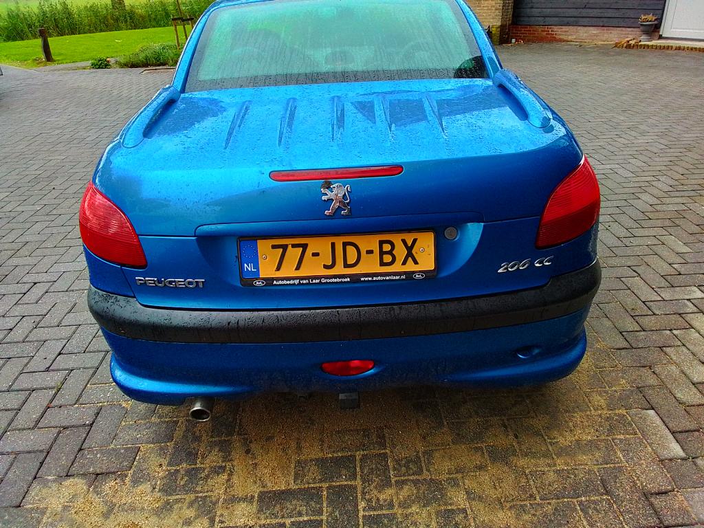 ACHTERBUMPER PEUGEOT 206, Niet ingevuld, Gebruikt, Niet ingevuld, Ophalen of Verzenden
