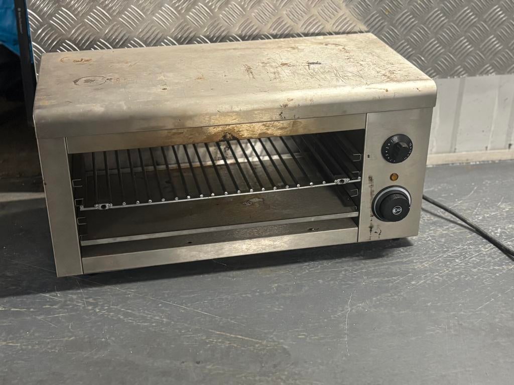 Grill Oven Pita Grill RVS HORECA RESTAURANT, Witgoed en Apparatuur, Ovens, Ophalen of Verzenden, Zo goed als nieuw, Minder dan 45 cm
