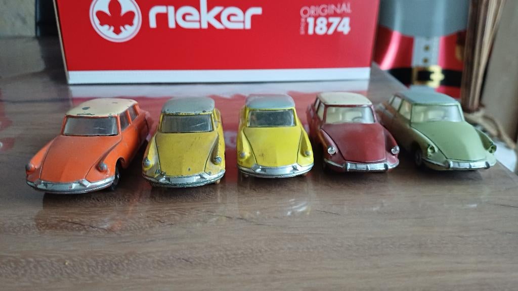 dinky toys citroen DS19, 3 stuks, Ophalen of Verzenden