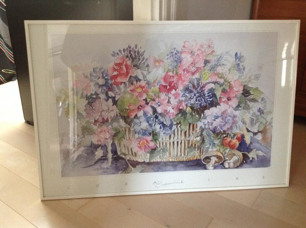 Ikea wissellijst 70x50 / Witte lijst 93x64 / Houten lijst, Ophalen, 50 tot 75 cm, Metaal of Aluminium, Zo goed als nieuw