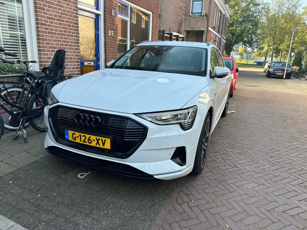 Audi e-tron 55 Quattro 408pk 2019 Wit, Auto's, Audi, Particulier, 4x4, ABS, Adaptive Cruise Control, Airbags, Airconditioning