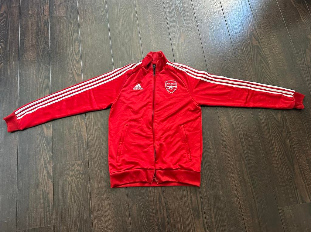 Adidas trainingsjack jas rood S, Ophalen of Verzenden, Gedragen, Maat 46 (S) of kleiner, Rood