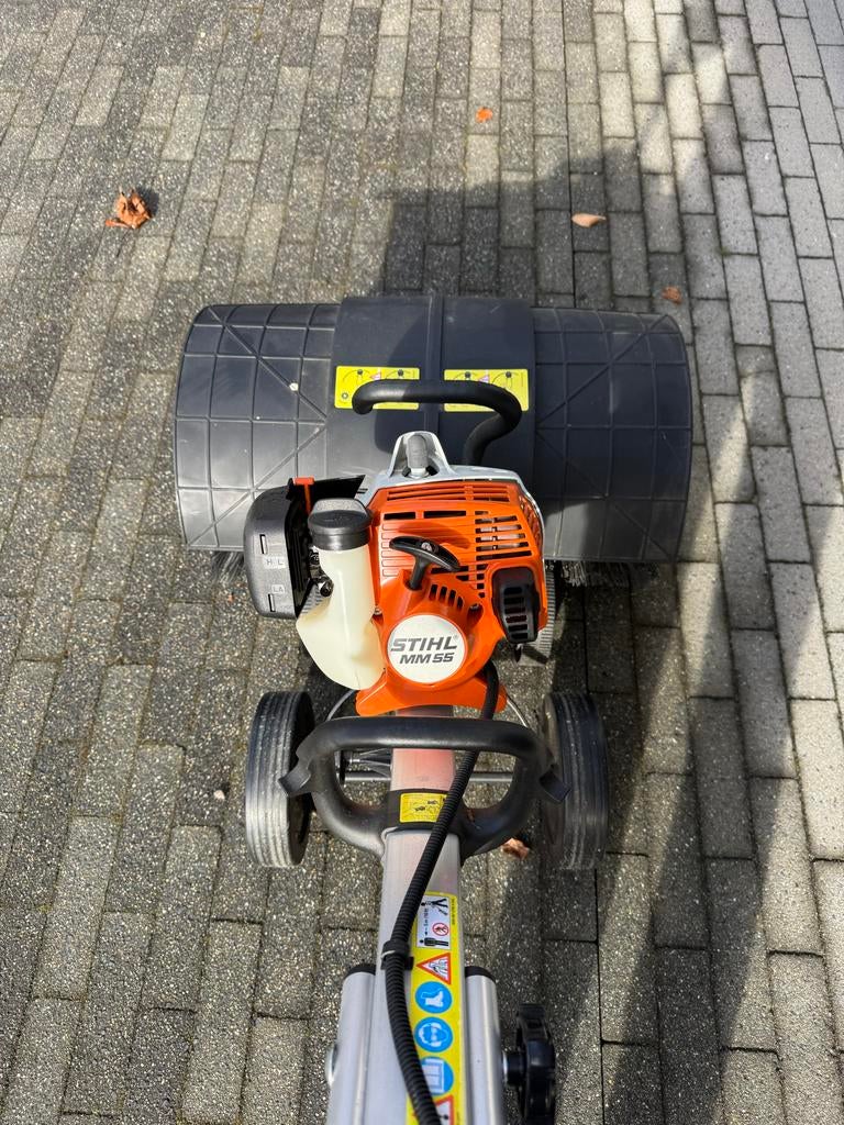 Stihl MM55 Veegmachine / Borstelmachine, Ophalen, Gebruikt