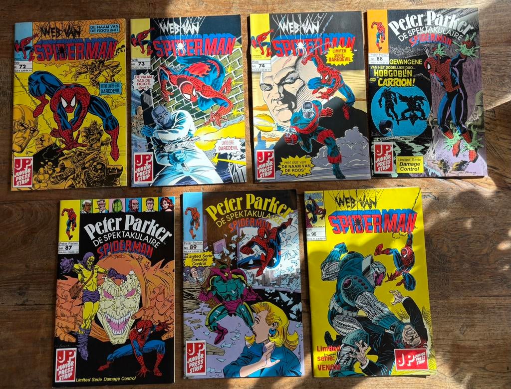 Te koop strioboeken spiderman, Boeken, Strips | Comics, Gelezen, Meerdere comics, Europa, Ophalen of Verzenden