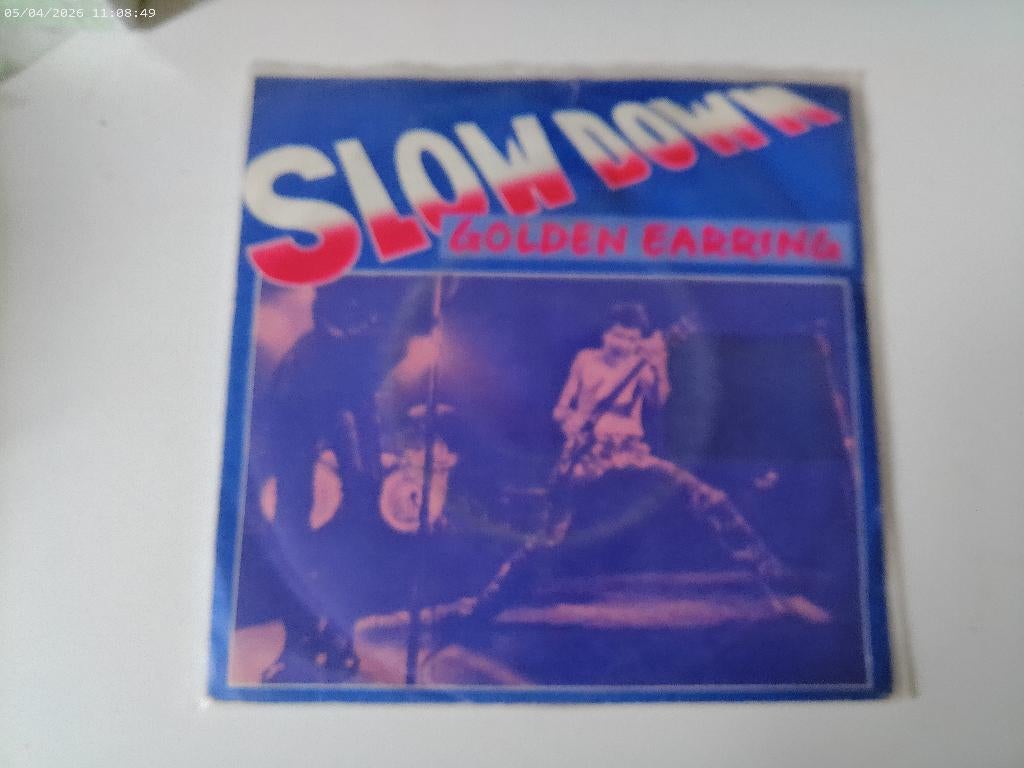Golden Earring - Slow Down / Heartbeat, Gebruikt, 7 inch, Single, Ophalen of Verzenden