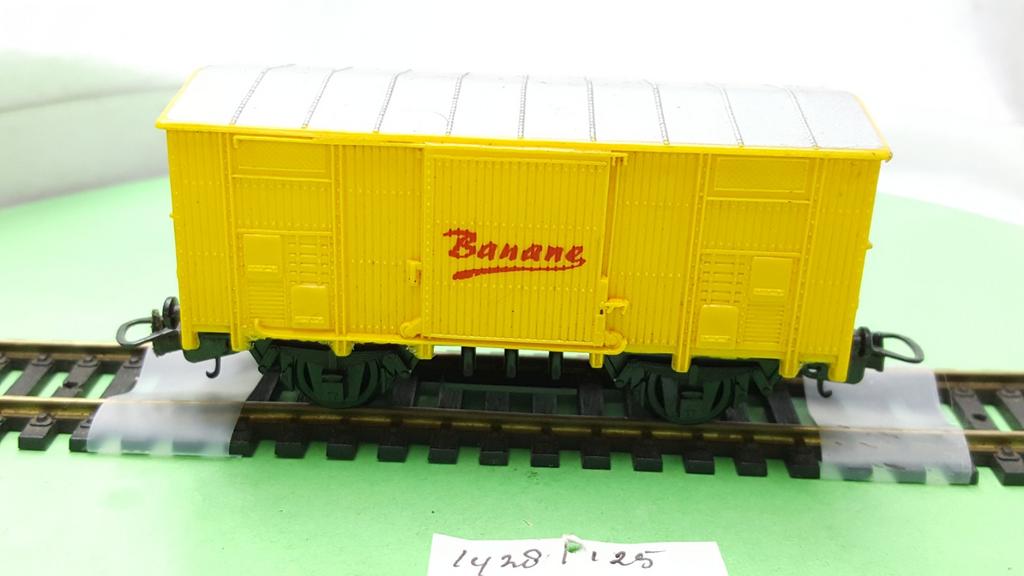Lima H0 173 gesloten Bananen goederen wagen 2008, Gebruikt, Gelijkstroom, Wagon, Ophalen of Verzenden