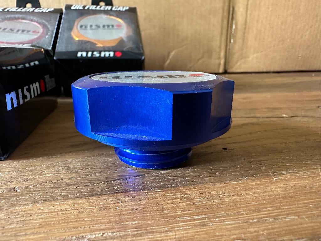 Nismo oilcap oliedop Nissan 200sx 300zx Skyline Sunny 100nx, Auto diversen, Ophalen of Verzenden
