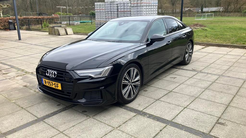 Audi A6 50 Tfsi e S Line Quattro 299pk S Tronic 2021 Zwart, Automaat, Zwart, 4 cilinders, Zwart