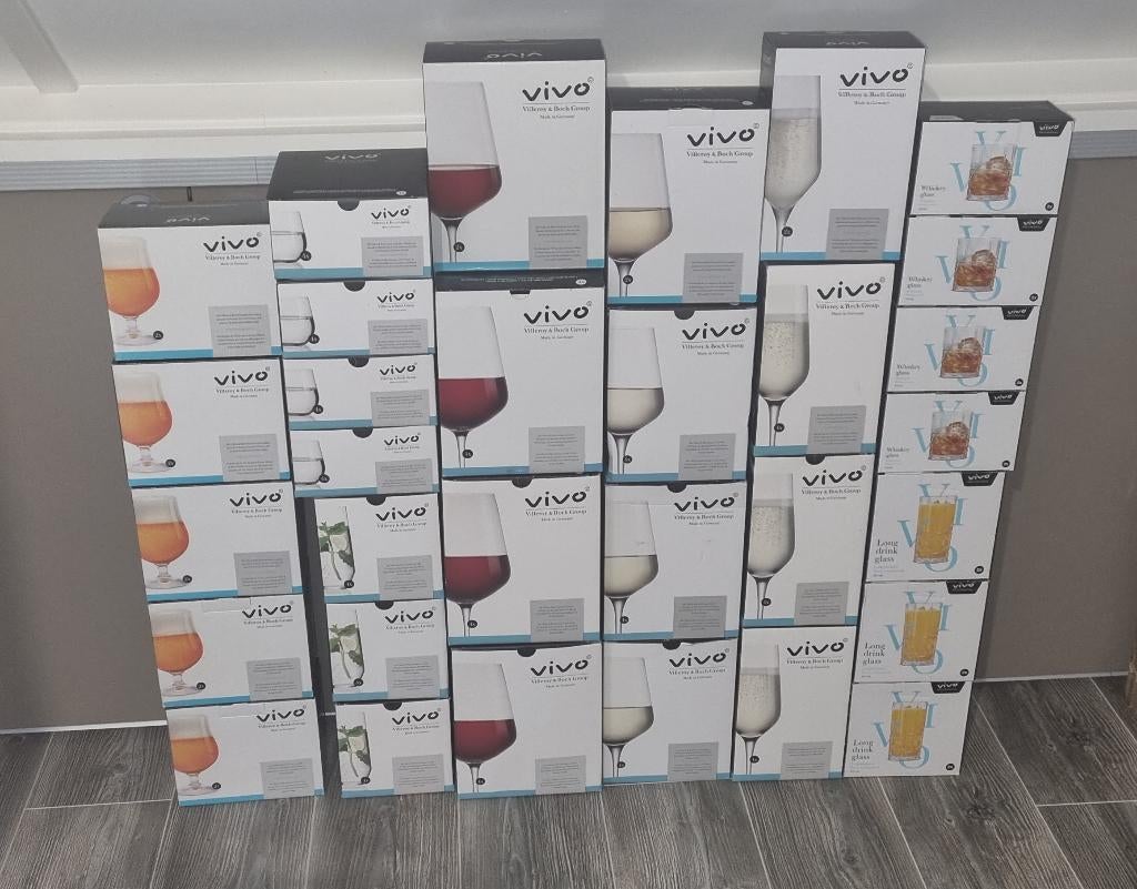 Villeroy & Boch VIVO // AH Albert Heijn kristalglazen, Glas of Glazen, Nieuw, Ophalen of Verzenden, Glas
