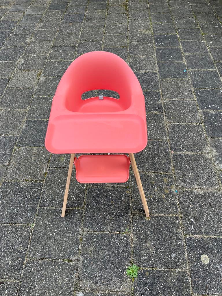 Stokke Clikk kinderstoel - Sunny Coral, Ophalen, Gebruikt, Overige typen
