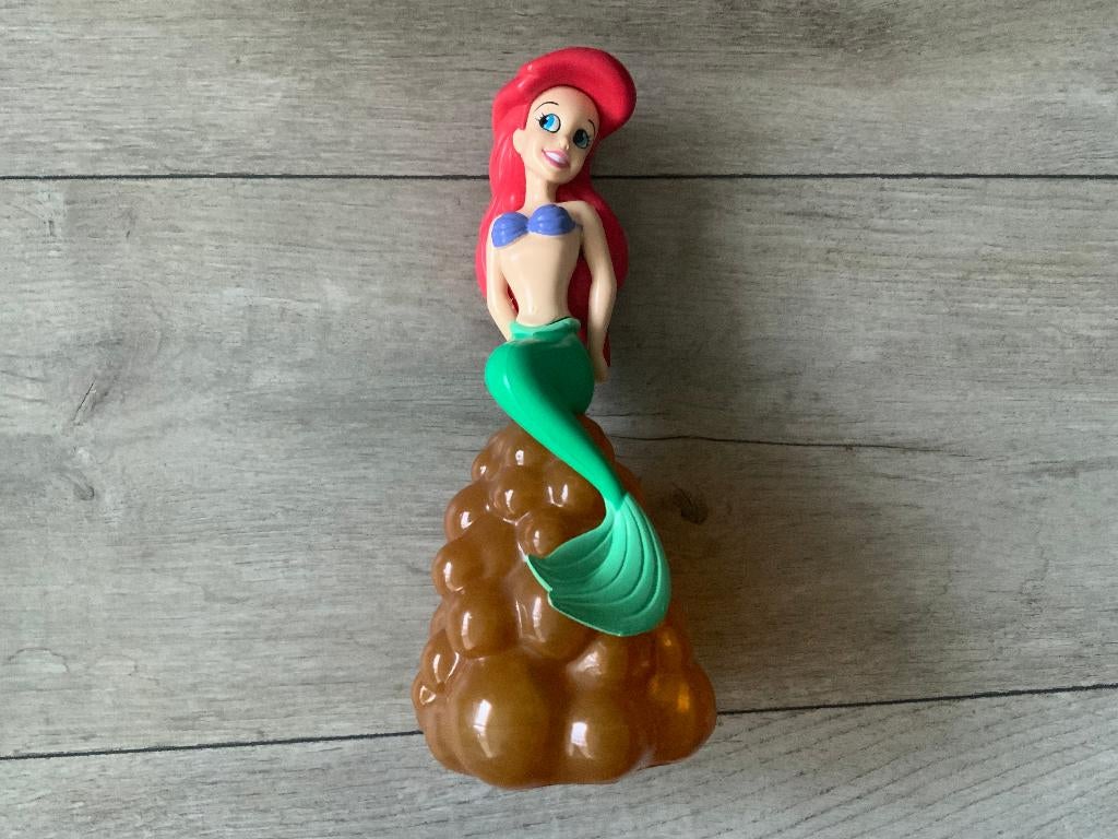 Vintage 90's oude 22cm Ariel Kleine Zeemeermin Shampoo fles, Verzamelen, Disney, Beeldje of Figuurtje, Overige figuren, Ophalen of Verzenden