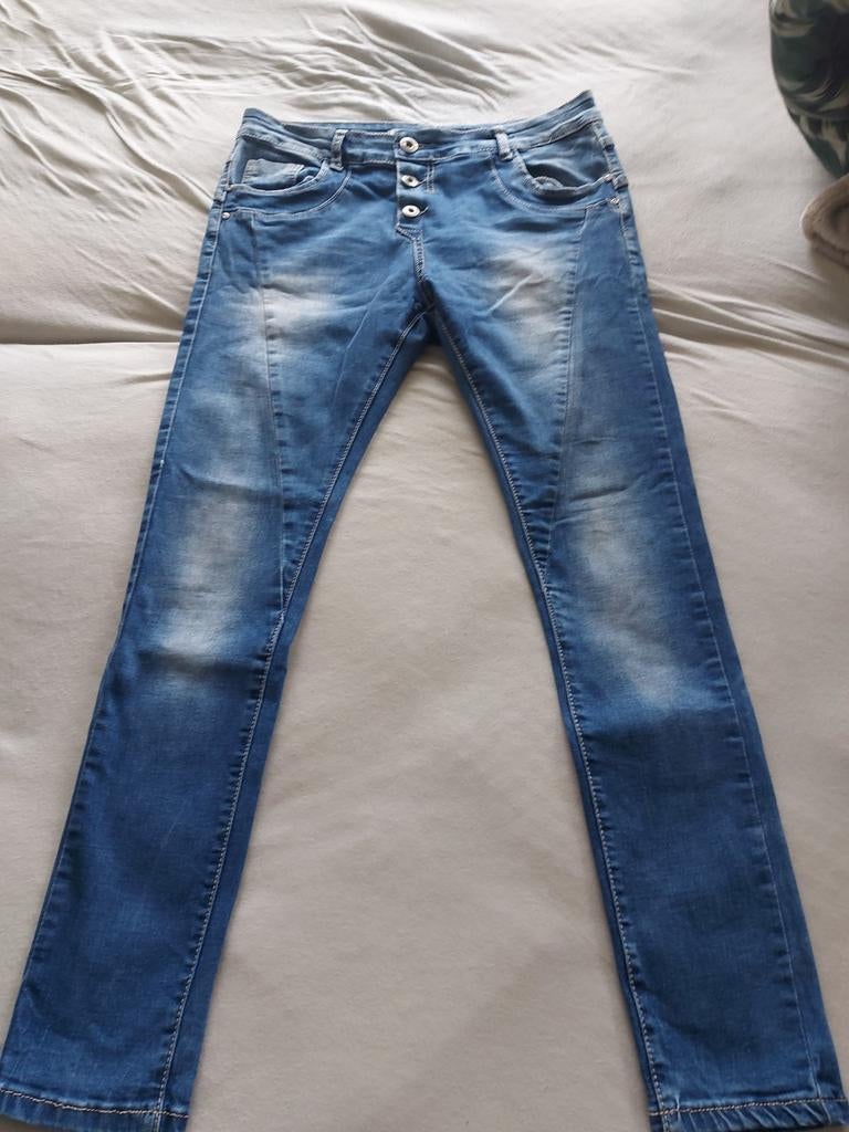 Lexxury blauwe jeans maat M/38, Kleding | Dames, Spijkerbroeken en Jeans, Blauw, Ophalen of Verzenden, Zo goed als nieuw, W30 - W32 (confectie 38/40)