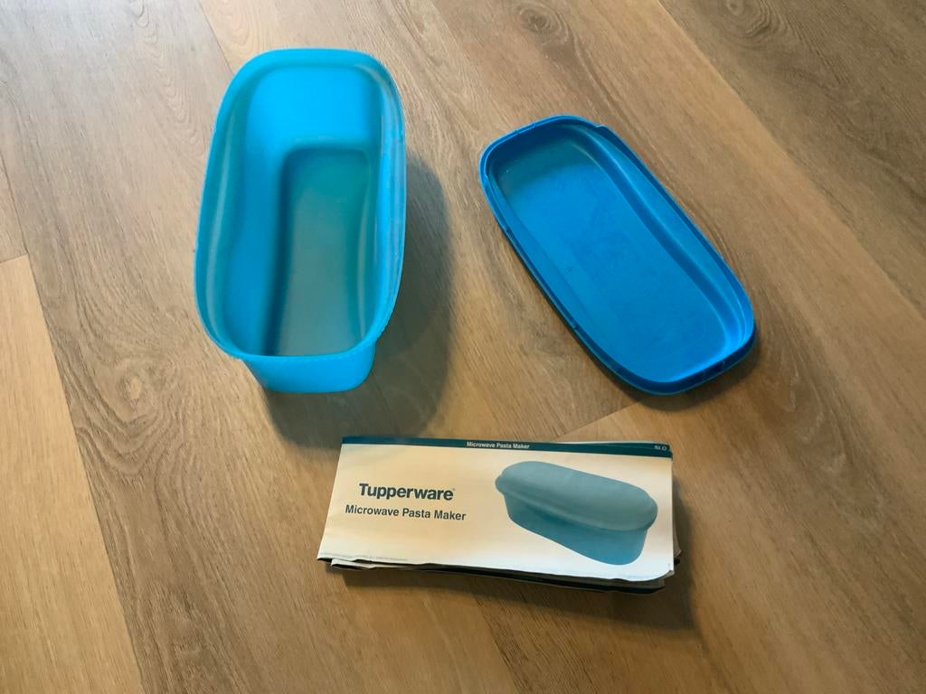 Tupperware pasta maker voor in de magnetron, Ophalen, Nieuw, Blauw, Overige typen