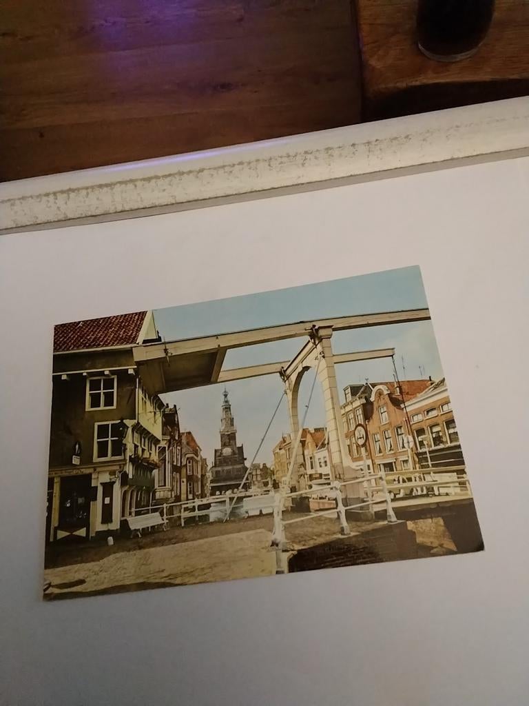 GROETEN UIT ALKMAAR. BRUG MET WAAGTOREN 1986, Verzamelen, Ophalen of Verzenden, 1980 tot heden, Noord-Holland