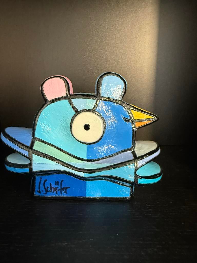 Jacqueline Schäfer 'Vreemde Vogel', gelimiteerd 41/250, Ophalen of Verzenden