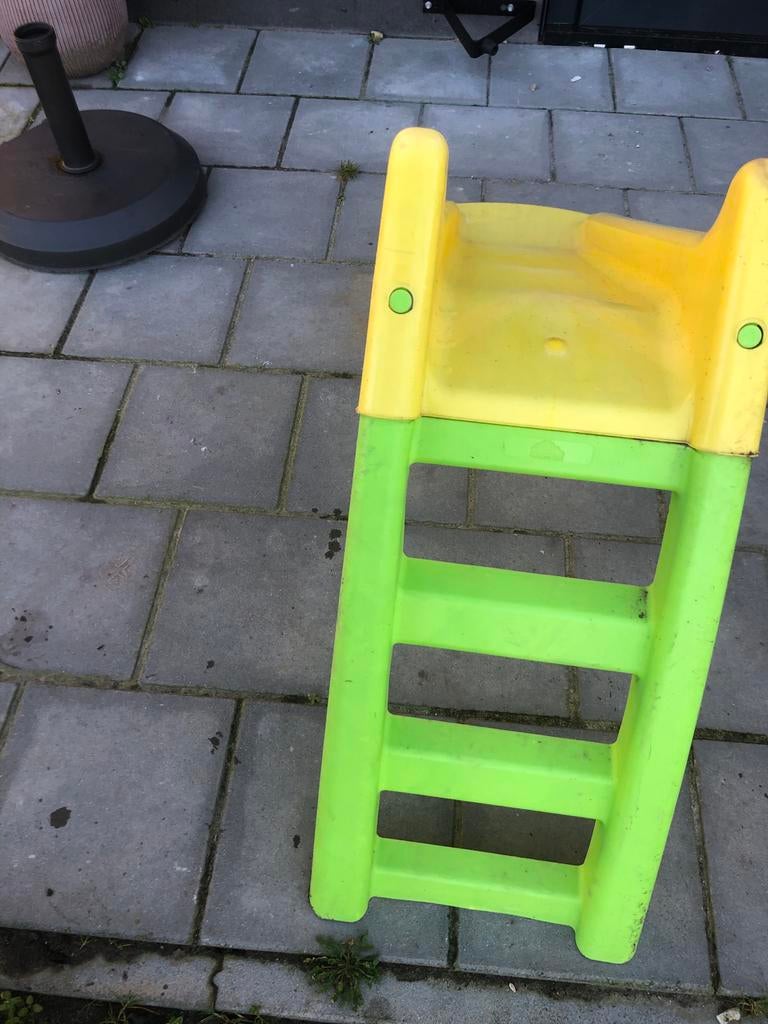 Glijbaan voor kinderen - Geel/Groen, Ophalen of Verzenden, Gebruikt, Glijbaan