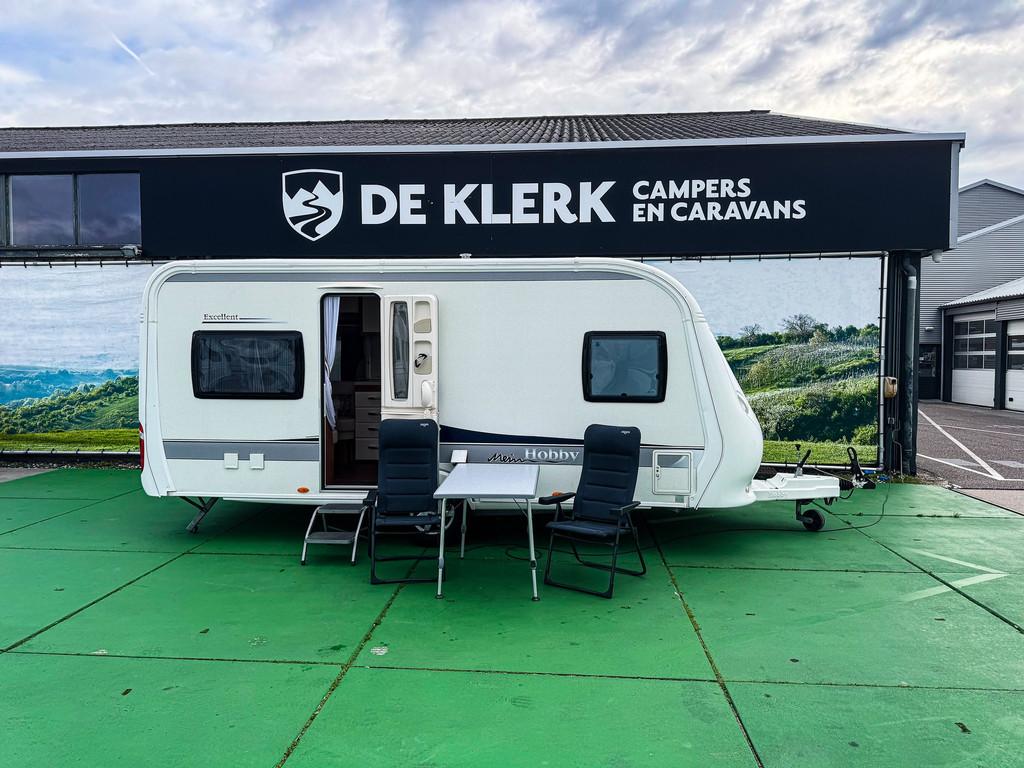 Hobby DE LUXE 460 UFE (bj 2013), Caravans en Kamperen, Caravans, Hobby, Bedrijf, Info@deklerkcaravans.nl, 6 tot 7 meter