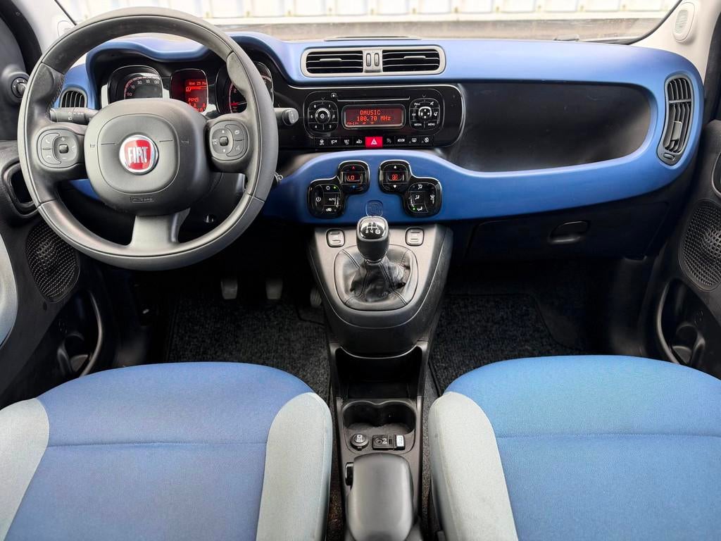 Fiat Panda 0.9 TwinAir Lounge |Airco|5 Deurs|ParkeerSensor|, Voorwielaandrijving, Stof, Gebruikt, Panda