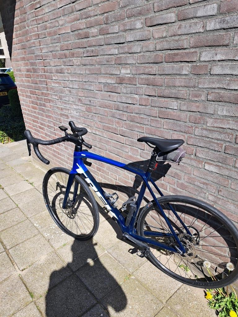 Trek racefiets type Emonda SL5 kleur Blue Smoke/Metallic M58, Ophalen of Verzenden, Zo goed als nieuw, Aluminium, 24 inch of meer