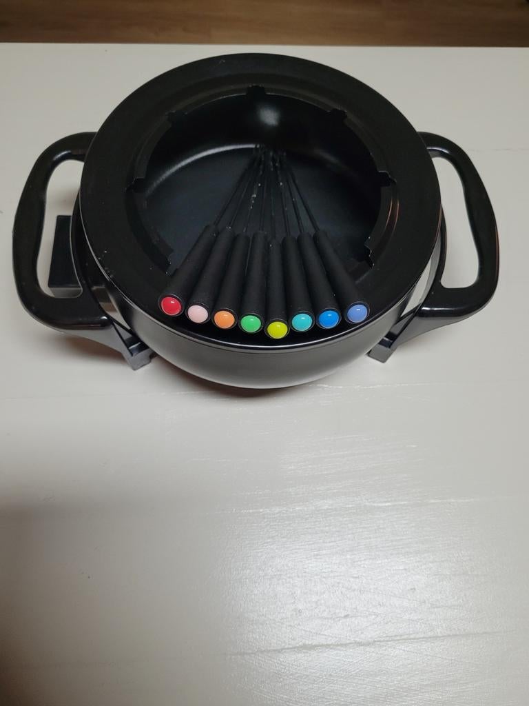 Tristar Fonduepan FO-1107 - Zo goed als nieuw, 8 personen, Ophalen, Zo goed als nieuw, Elektrisch, Fonduepan