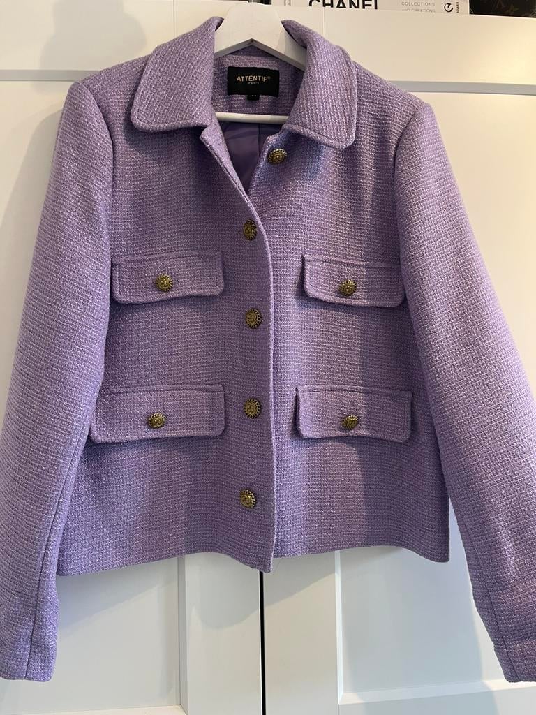 * nieuw * Attentif jasje lila XL, Kleding | Dames, Overige kleuren, Maat 46/48 (XL) of groter, Nieuw, Ophalen of Verzenden