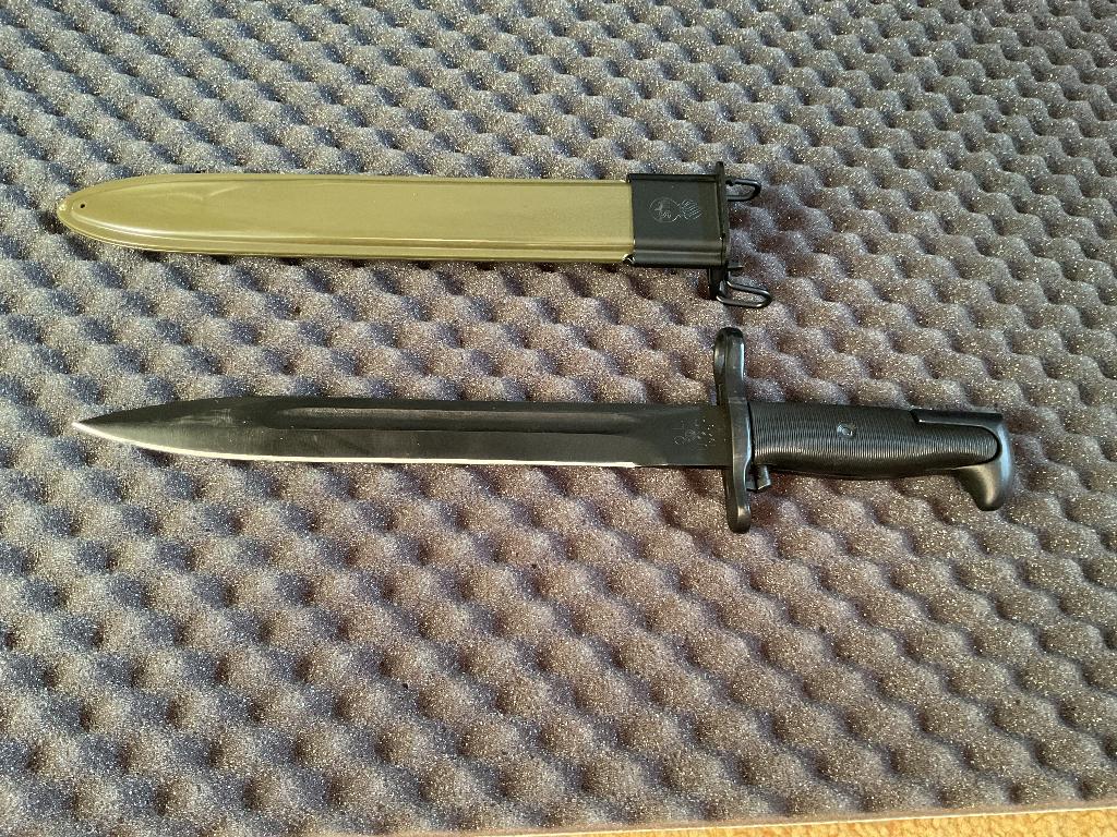 Garand bajonet replica, Verzamelen, Militaria | Tweede Wereldoorlog, Verzenden, Landmacht, Amerika, Mes of Dolk
