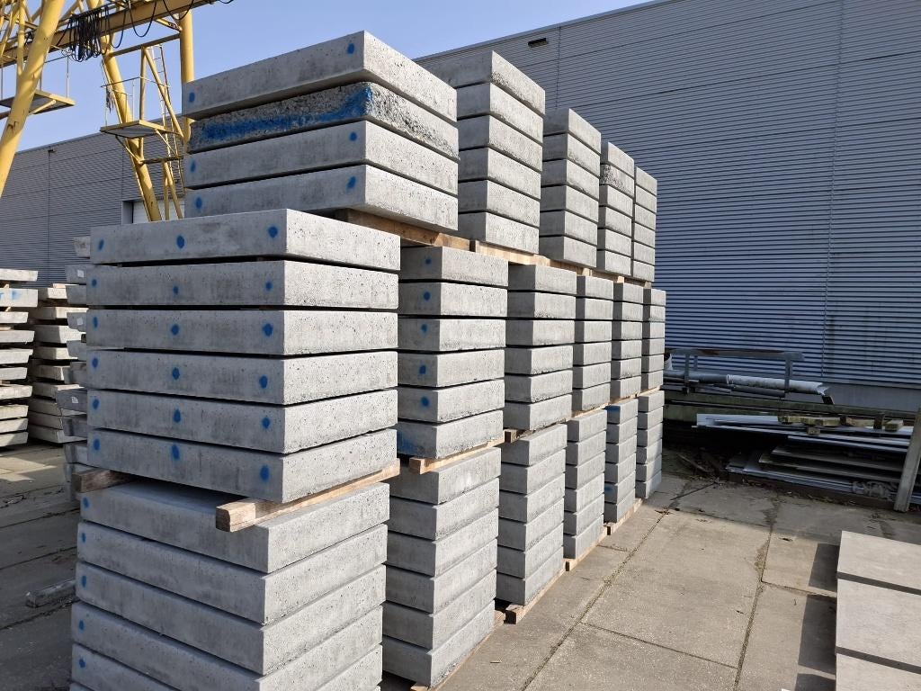 100x Bkeus betonblok 100x62.5x14cm €20.00/st, Ophalen, Overige typen, Nieuw, 10 m² of meer